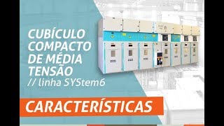 Cubículo Compacto de Média Tensão  Uso abrigado  Linha SYStem6 [upl. by Reo]