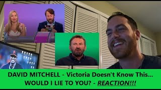 Americans React  WILTY  David Mitchell  VICTORIA DOESNT KNOW THIS  Reaction [upl. by Alexa]