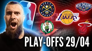 PRONOSTIC NBA  mes pronos NBA du 29 au 30 avril [upl. by Elrod438]