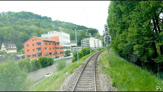 ★ 4K 🇨🇭Cab ride Brugg  RBL  Baden Oberstadt  Mellingen 052020 [upl. by Puiia]