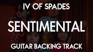 IV of Spades  Sentimental Guitar Backing Track [upl. by Yelnats]