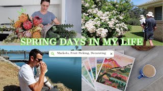 🌻 SPRING VLOG  Moruya Market Baking Homemaking Planning Spring Books  CARLY HAMPTON [upl. by Cherilyn654]