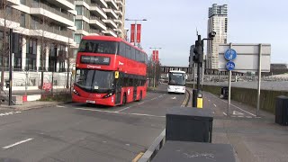 Buses amp Coaches In East London Stratford City amp Mile End [upl. by Giesecke]