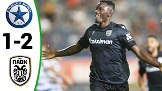 Atromitos vs PAOK 12 Mady Camara Goal  All Goals and Extended Highlights [upl. by Asert291]