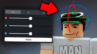 COMO MUDAR A POSIÇÃO TAMANHO E TUDO DO ITEM NO ROBLOX COMO ATIVAR E USAR NOVA ATUALIZAÇÃO [upl. by Celik]