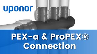 Uponor PEXa Tubing amp ProPEX® Connection Animation [upl. by Faustena]