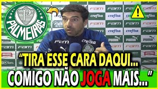 💣💥 ACABOU A PACIENCIA  ABEL DESCARTA JOGADOR E CHOCA TORCIDA  ULTIMAS NOTÍCIAS DO PALMEIRAS HOJE [upl. by Rebor]