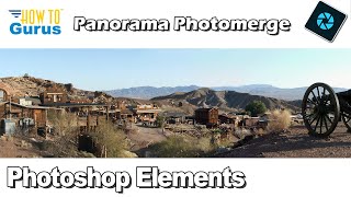 How to Make a Photoshop Elements Panorama Photomerge Tutorial [upl. by Claudette]