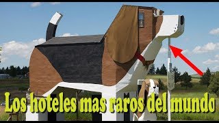 LOS 10 HOTELES MAS RAROS DEL MUNDO [upl. by Esinert]