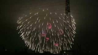 Largest fireworks in Kanto area  36 inches  Konosu Japan [upl. by Labannah]