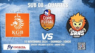 SUB 08  Quartas de Final  KGB Futsal Votorantim X CAAS Futmax Sorocaba [upl. by Kristel]