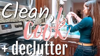 CLEAN COOK AND DECLUTTER WITH ME FOR 2020  CLEANING MOTIVATION FOR MOMS CHANELLE ANGELINA [upl. by Cockburn735]