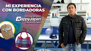 Paulex Textiles y Bordados  Experiencias con Bordadoras Happy Japan HappyFan bordado [upl. by Marlea]