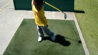 golf prodigy 3 years old baby tiger woods [upl. by Elie]