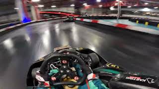 Experience Factory Eupen Karting  New Track with Banking [upl. by Opiak]