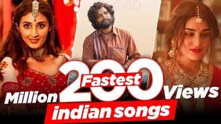 Fastest 200 Million Views on YouTube  Indian Songs  Bollywood Blockbuster Hit Song [upl. by Rodnas]