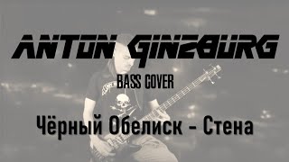 Чёрный Обелиск  Стена Anton Ginzburg Bass cover [upl. by Emmett]