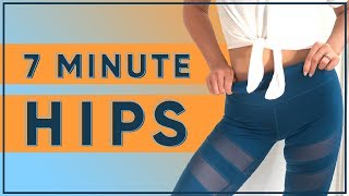 7Minute Hip Sculpting Workout [upl. by Esikram]