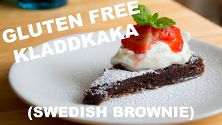 HOW TO MAKE GLUTEN FREE KLADDKAKA  SWEDISH BROWNIE [upl. by Auohp]