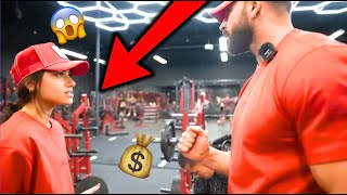 Bradley Martyn amp Sara Saffari MADE A BET To See If Sneako CAN BENCH 225 [upl. by Kandy]