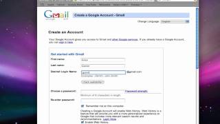 Google Mail 1 How to Create a Gmail Account [upl. by Mabel]