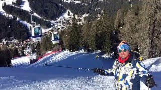 Madonna di Campiglio Spinale Direttissima 70 pista nera molto ripida extreme [upl. by Beitz351]