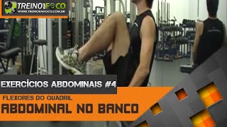 Abdominal no banco  Exercícios Abdominais 4 [upl. by Briscoe992]