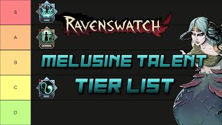 Melusine Talent Tier List [upl. by Donahoe]