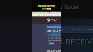 STEAM GIFT CARD SCAM EXPOSED [upl. by Dillie995]