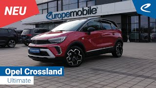 Opel Crossland Ultimate  Chili Rot Metallic  Review  Innenraum [upl. by Komara]