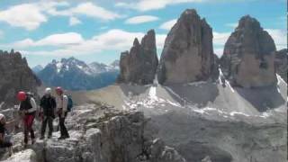 TRE CIME DI LAVAREDO  TORRE DI TOBLINmp4 [upl. by Alyss]