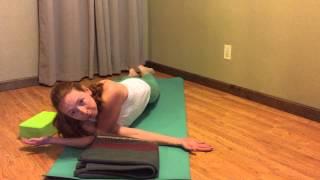 Yin Yoga Pose of the Week Double V [upl. by Brice]