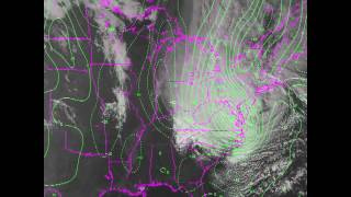 Hurricane Sandy GOES13 Operational Scan 15minute visible imagery [upl. by Penland]