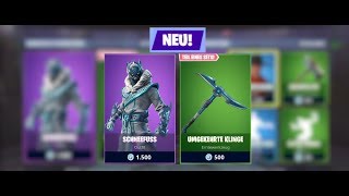 Fortnite NEU SCHNEEFUSS SKIN SNOWFOOT SKIN  UMGEKEHRTE KLINGE Fortniteshop 04012019 EpicGames [upl. by Nysila]