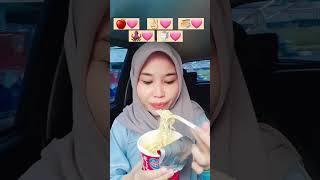 Makan serba warna PINK 🩷 emojichallenge serbapink pink makanemojienak viraltiktok fyp foryou [upl. by Haikezeh]