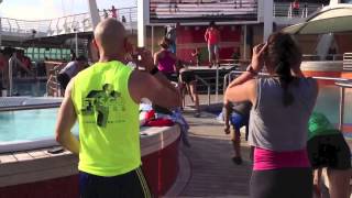 Focus T25 Delta Phase Sneak Peek LIVE with Shaun T on Coach Cruise [upl. by Nomla]