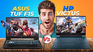 Asus TUF F15 VS HP Victus 🔥🔥 Best Gaming Laptop Under 50000 ⚡️⚡ HP Victus vs Asus Tuf F15 RTX 2050 [upl. by Cecilio870]