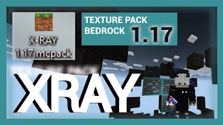 ⚡ Texture Pack de XRAY para Minecraft 117⚡ TUTORIAL DE MINECRAFT BEDROCK [upl. by Hayikat]