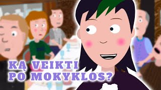 APIE KĄ VEIKTI PO MOKYKLOS [upl. by Perlie308]