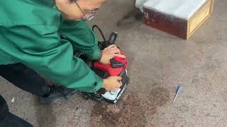 Switzer Leaf Blower how to start the machine [upl. by Ladnyc]