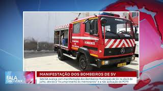 Manifestação dos bombeiros de São Vicente  Fala Cabo Verde [upl. by Cowie]