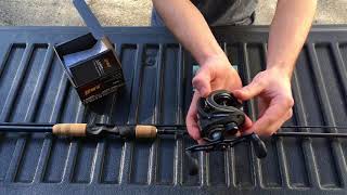 New baitcasting rod and reel setup fenwick amp lews [upl. by Annayad]