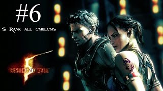 Resident Evil 5 Remastered SRank Walkthrough Part 6  Chapter 31 Marshlands [upl. by Reivax]