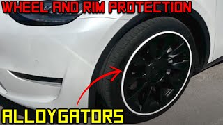 AlloyGator Wheel amp Rim Protection DIY Installation Video from RPM TESLA [upl. by Nidnarb]