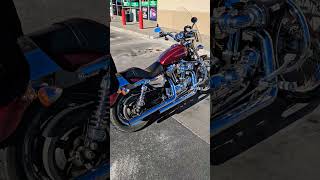 Short motorcycle ride smallyoutuber harleydavidson sportster1200 [upl. by Niple]