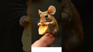 Cute rat eating cheese 🧀 cute animals shorts ytshorts [upl. by Ecinereb41]