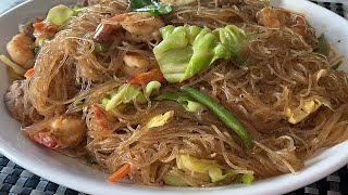 Sotanghon guisado recipe Stir fry vermicelli recipe [upl. by Nylaret773]