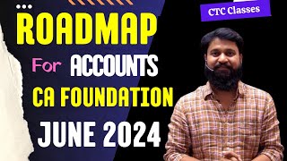 ROADMAP For CA Foundation June 2024 Accounts Classes I CTCClasses [upl. by Leopoldine]