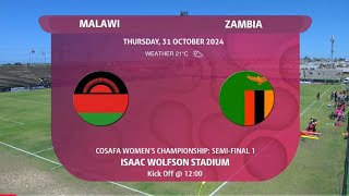 1st Half  Malawi vs Zambia Highlights Today Match HollywoodBets COSAFA Womens Championship 2024 [upl. by Kelvin]