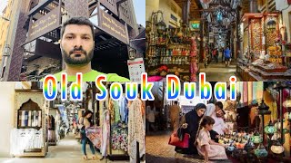 Old Souk Dubai  Grand Souk Bur Dubai  Dubai Old City UAE 🇦🇪 [upl. by Ylimme]